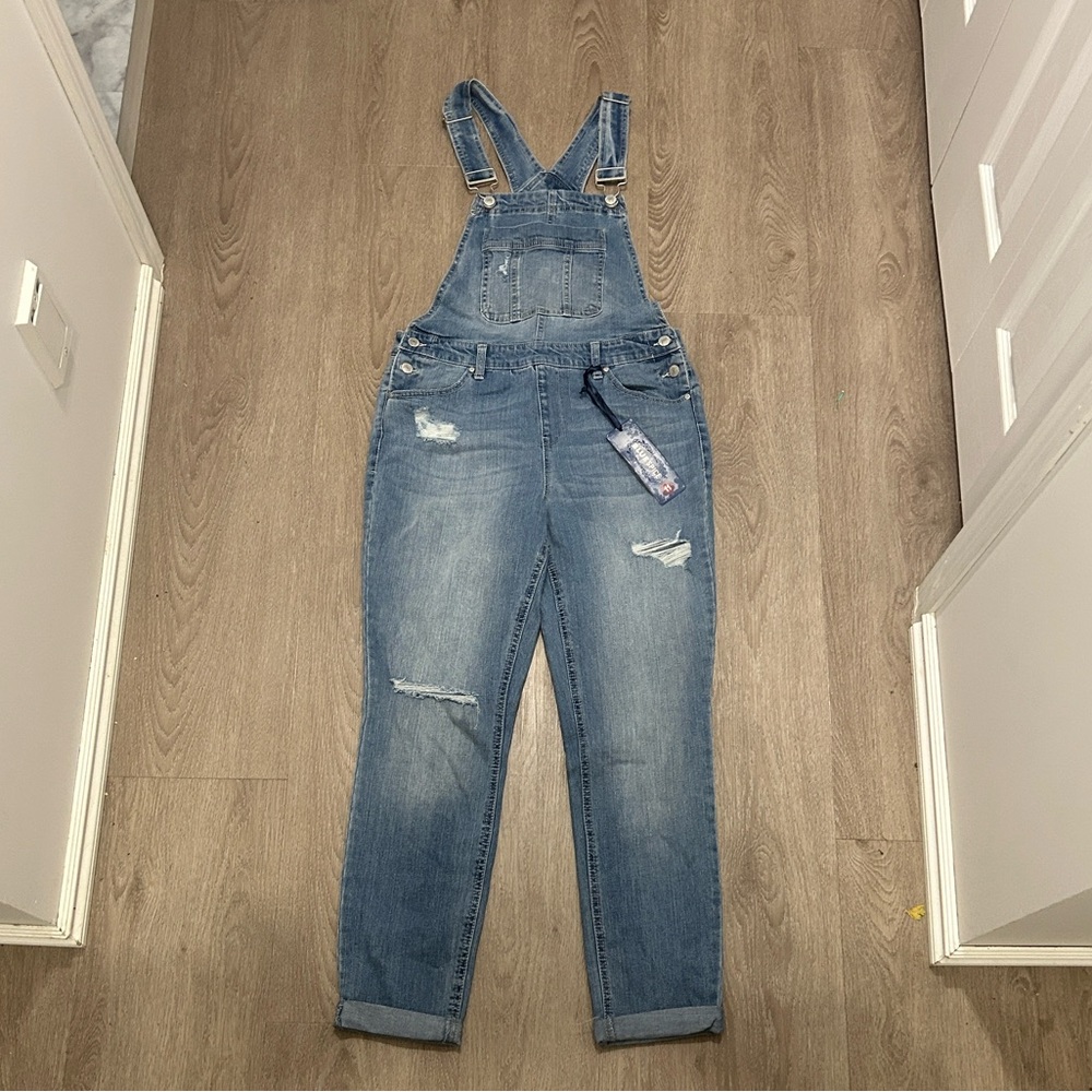 Blue Spice Women's Casual Denim Overalls